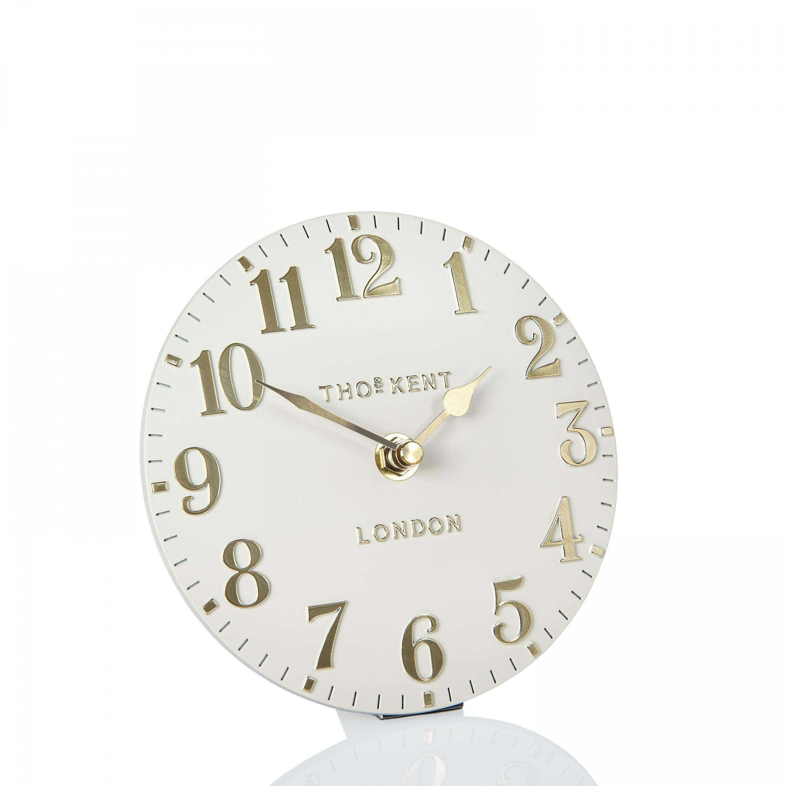 Arabic Oatmeal Mantel Clock 