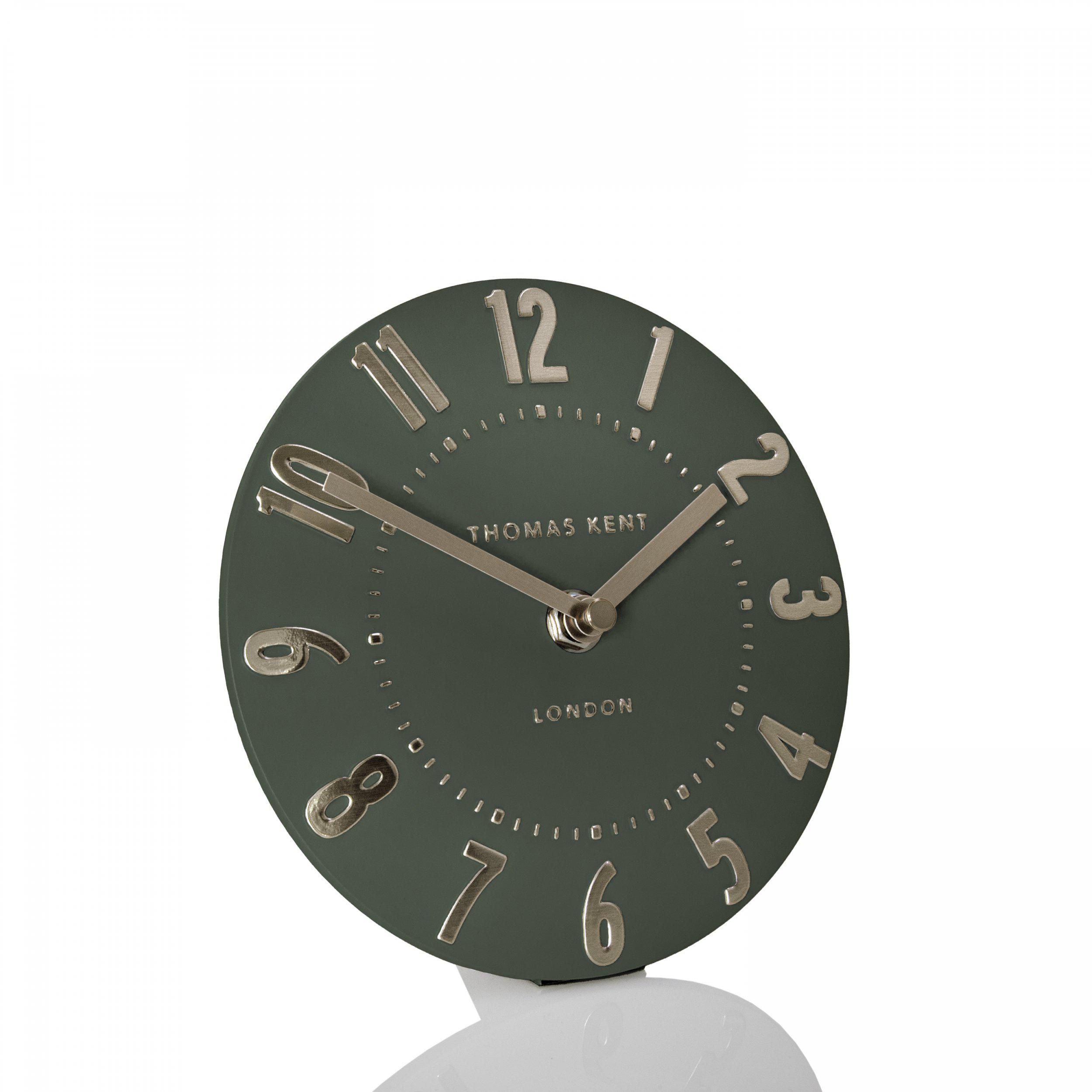 Mulberry Olive Green Mantel Clock 