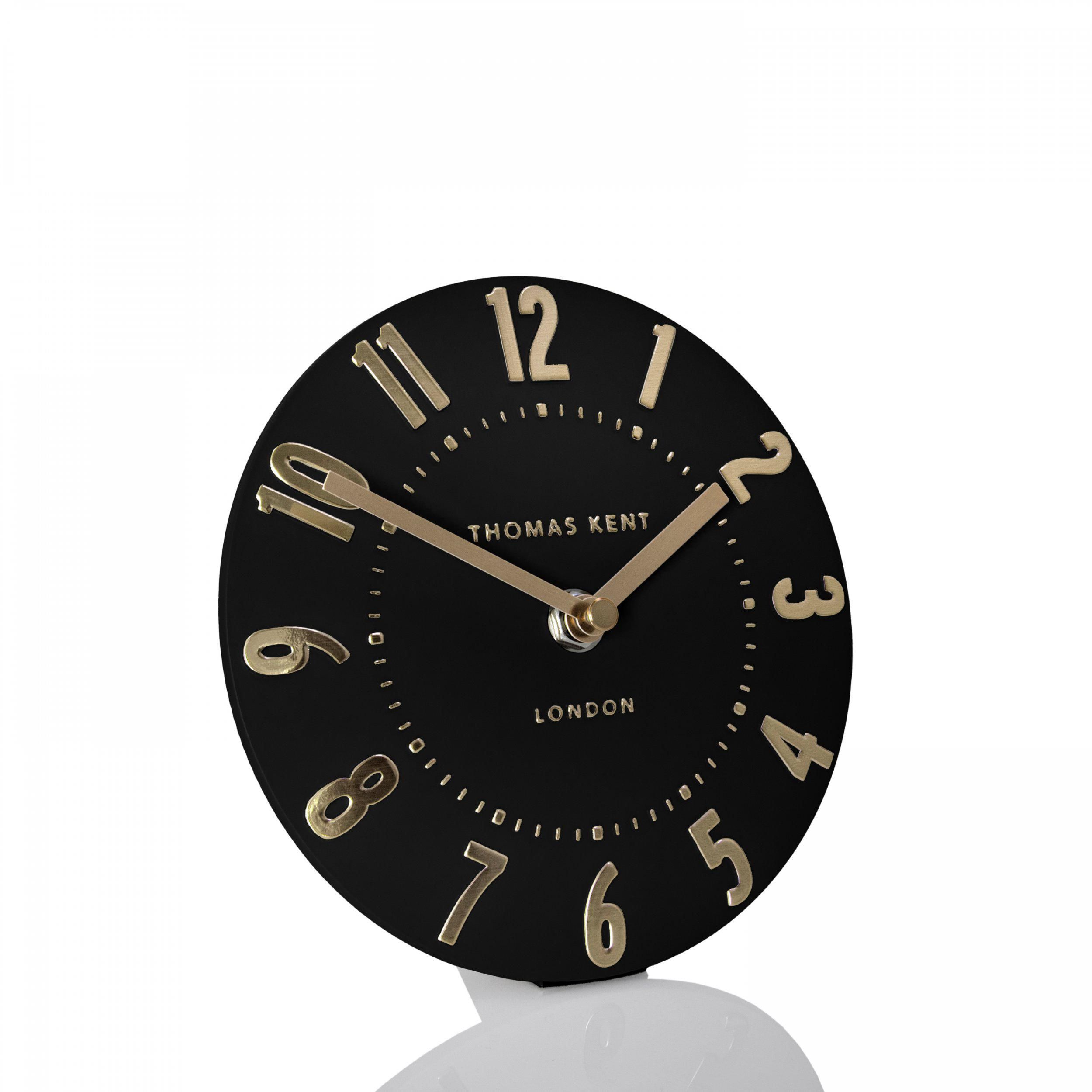 Mulberry Noir Mantel Clock 