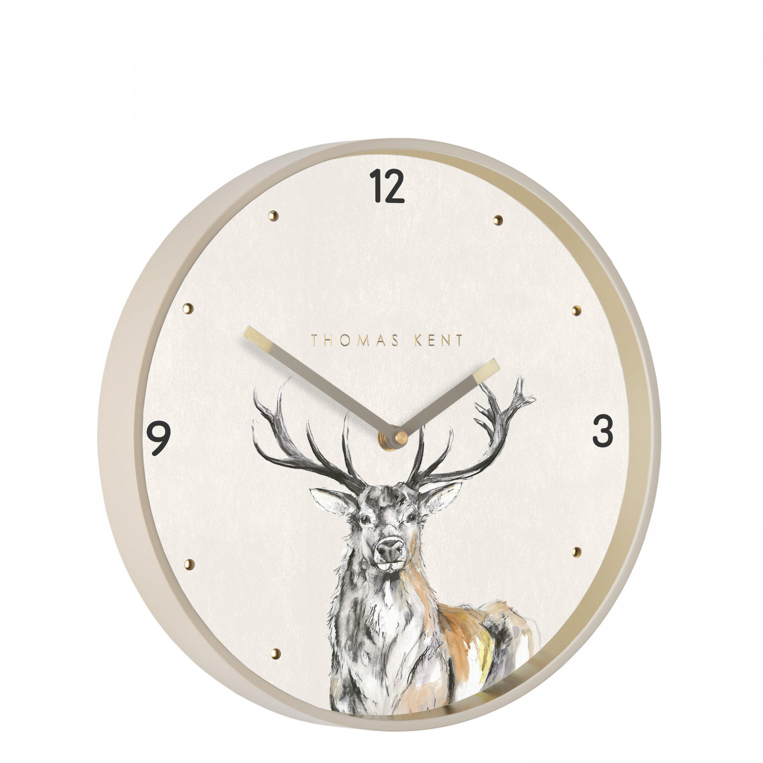 Wild Stag Small Wall Clock