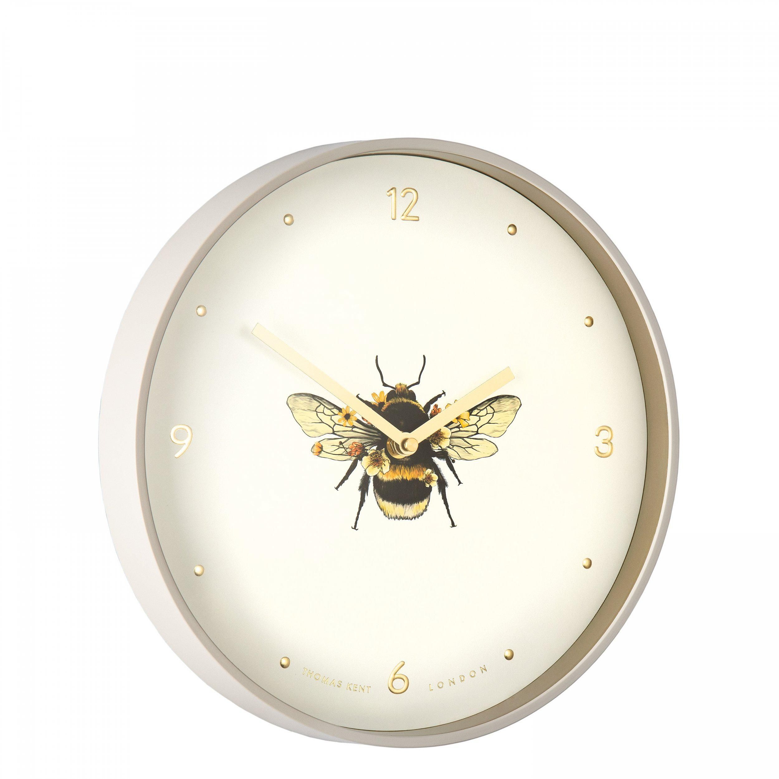 Bee in Bloom Small Wall Clock