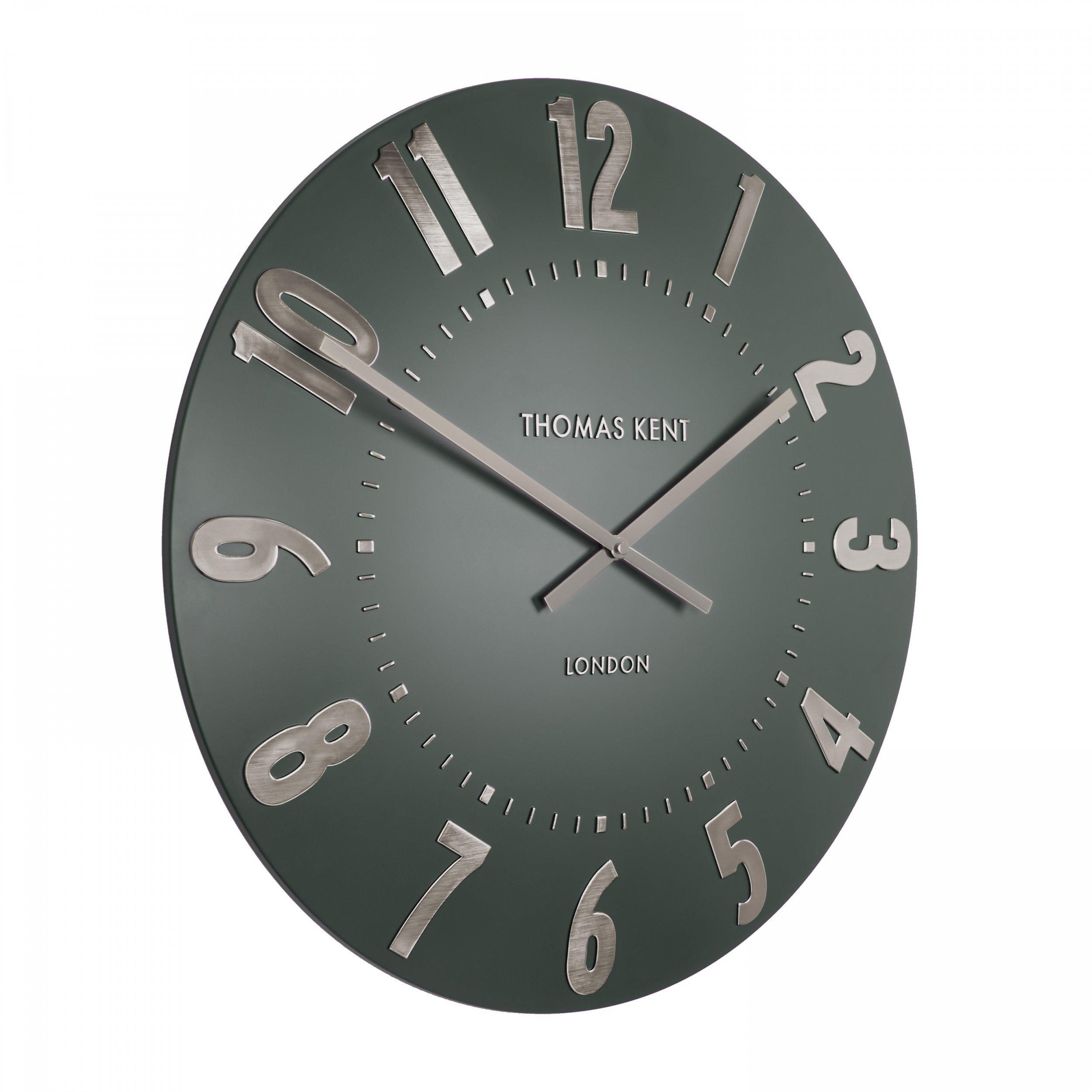 Mulberry Olive Green Large Wall Clock 