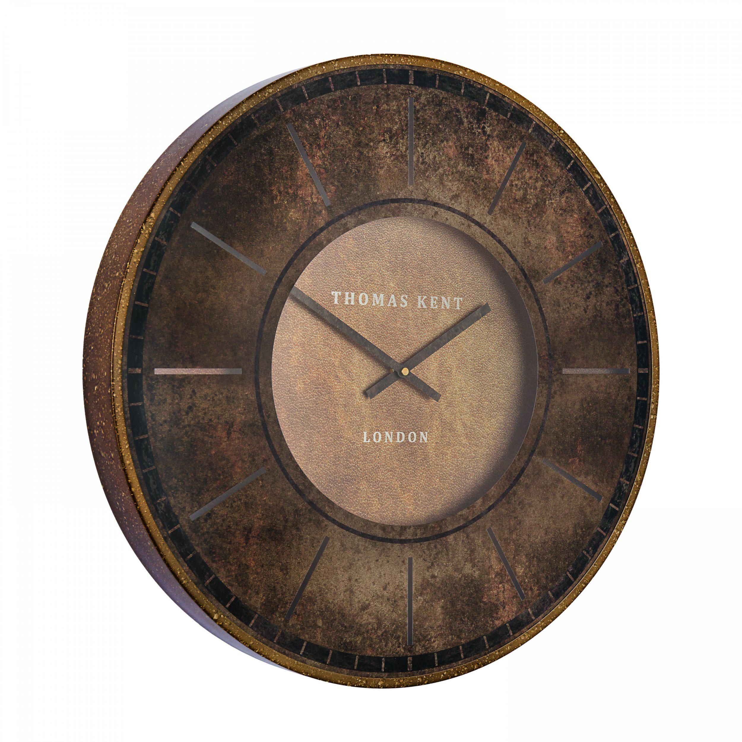 Florentine Leather Large Wall Clock
