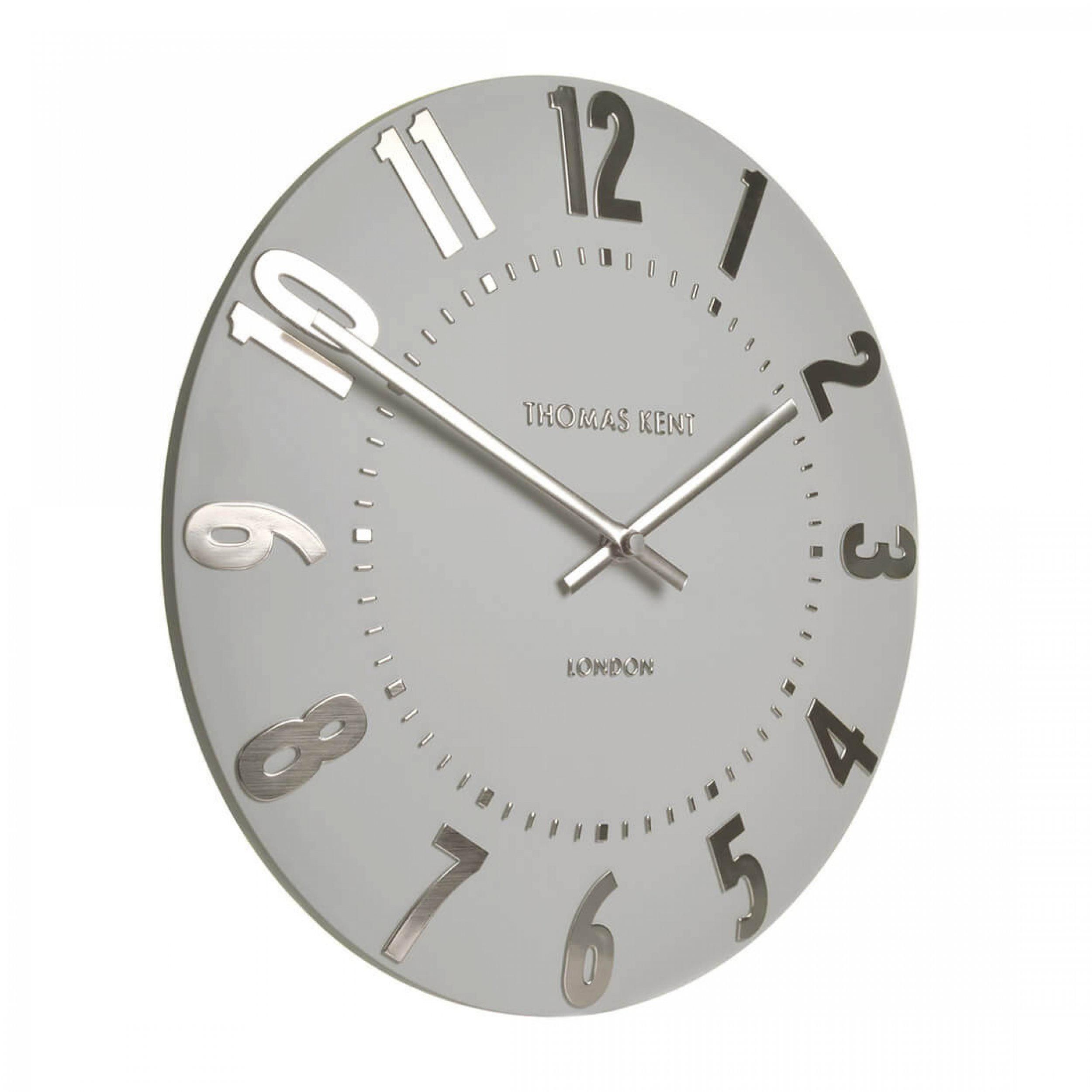 Mulberry Silver Cloud Large Wall Clock