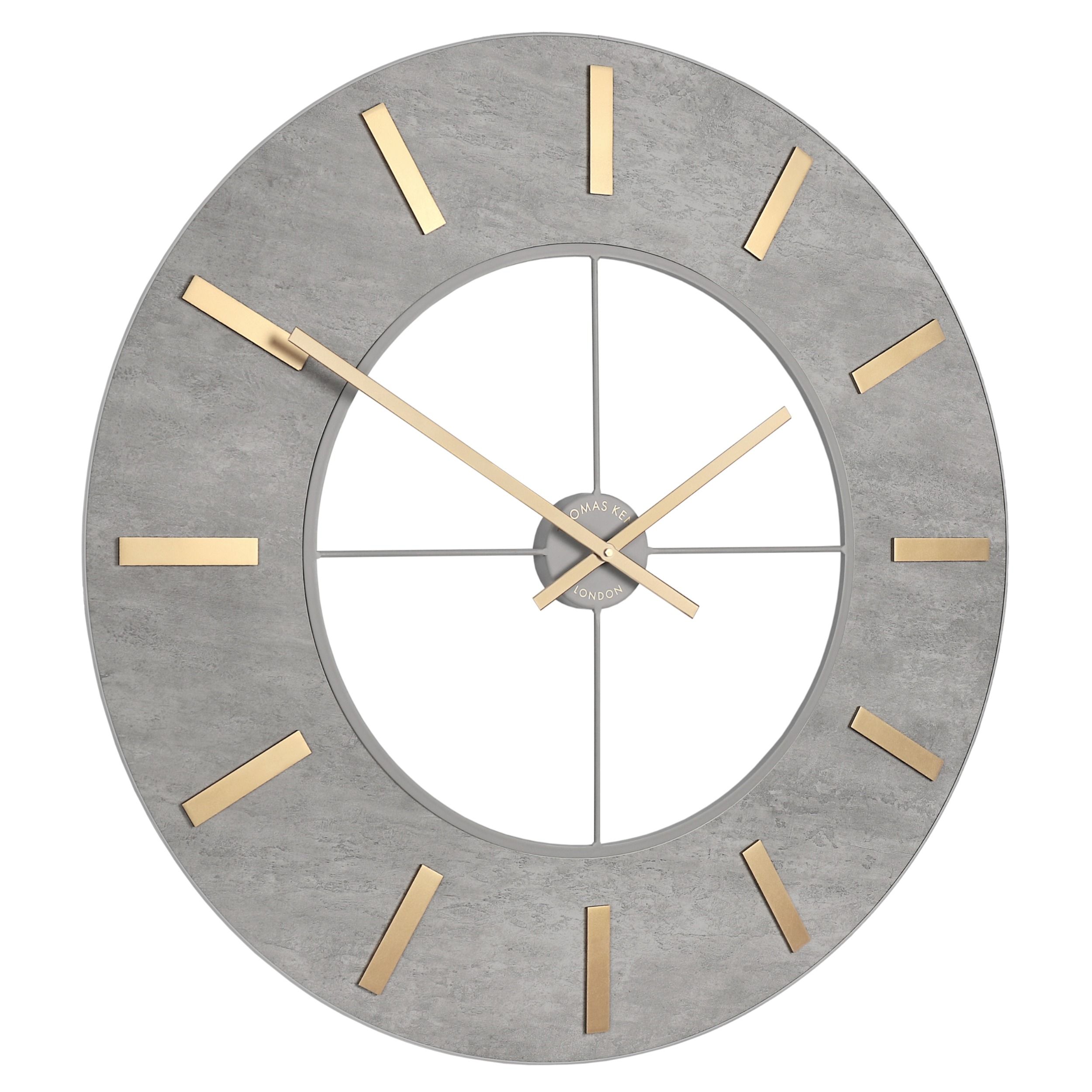 Loft Grey Oversized Wall Clock 